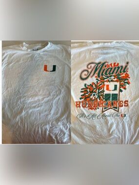 University of Miami Pressbox Cheer Tshirt XL